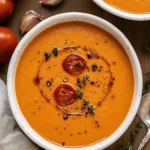Creamy Roasted Garlic Tomato Soup