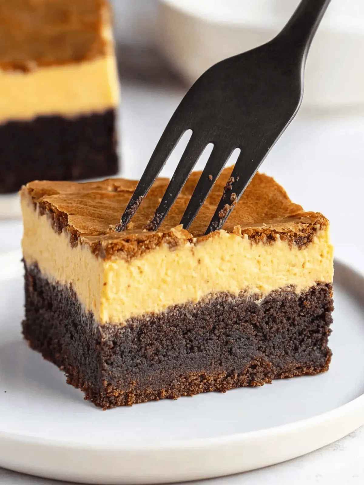 Pumpkin Cheesecake Brownies