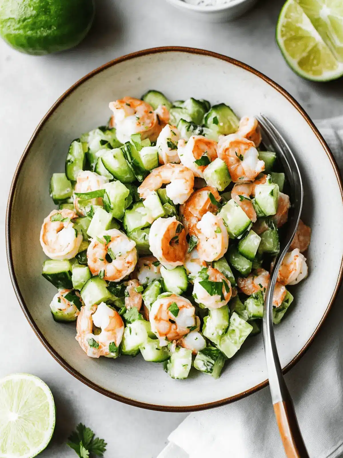 Cucumber Shrimp Salad