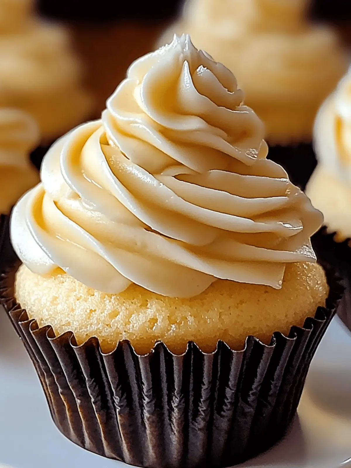 Silky Boston Cream Cupcakes