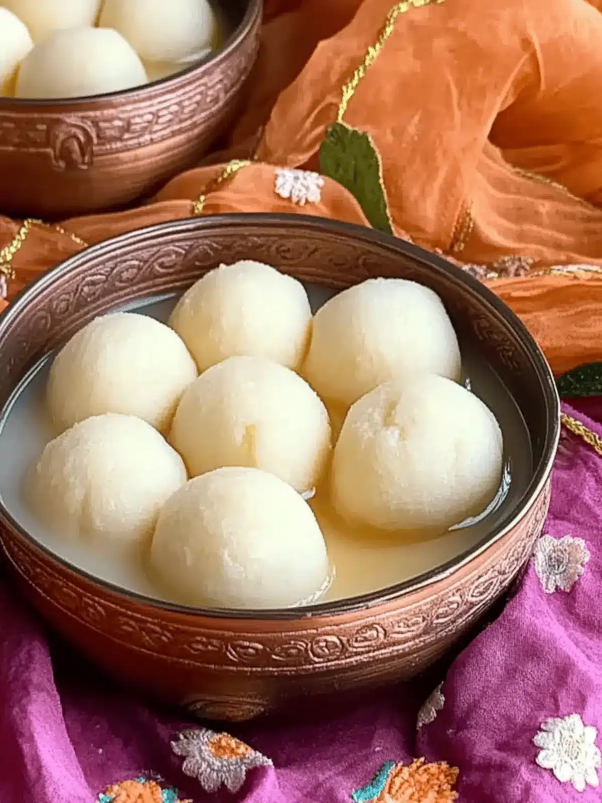 Soft Spongy Bengali Rasgulla