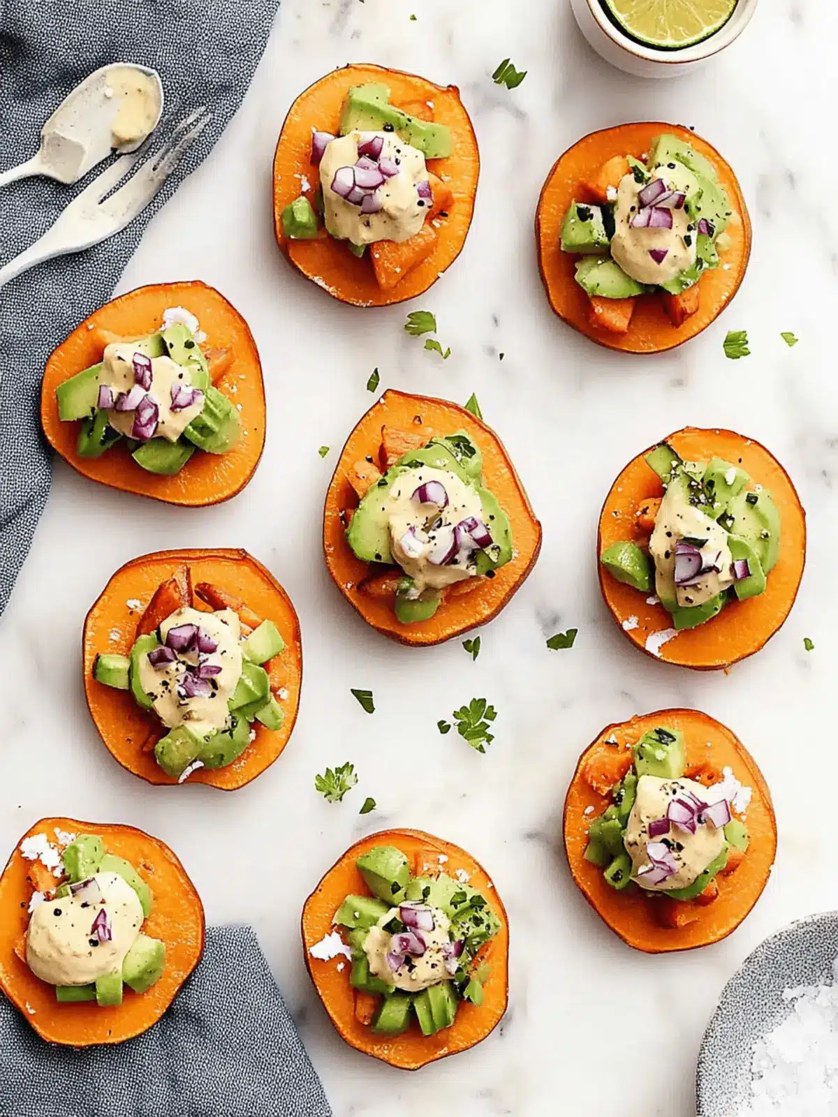Sweet Potato Appetizer Bites