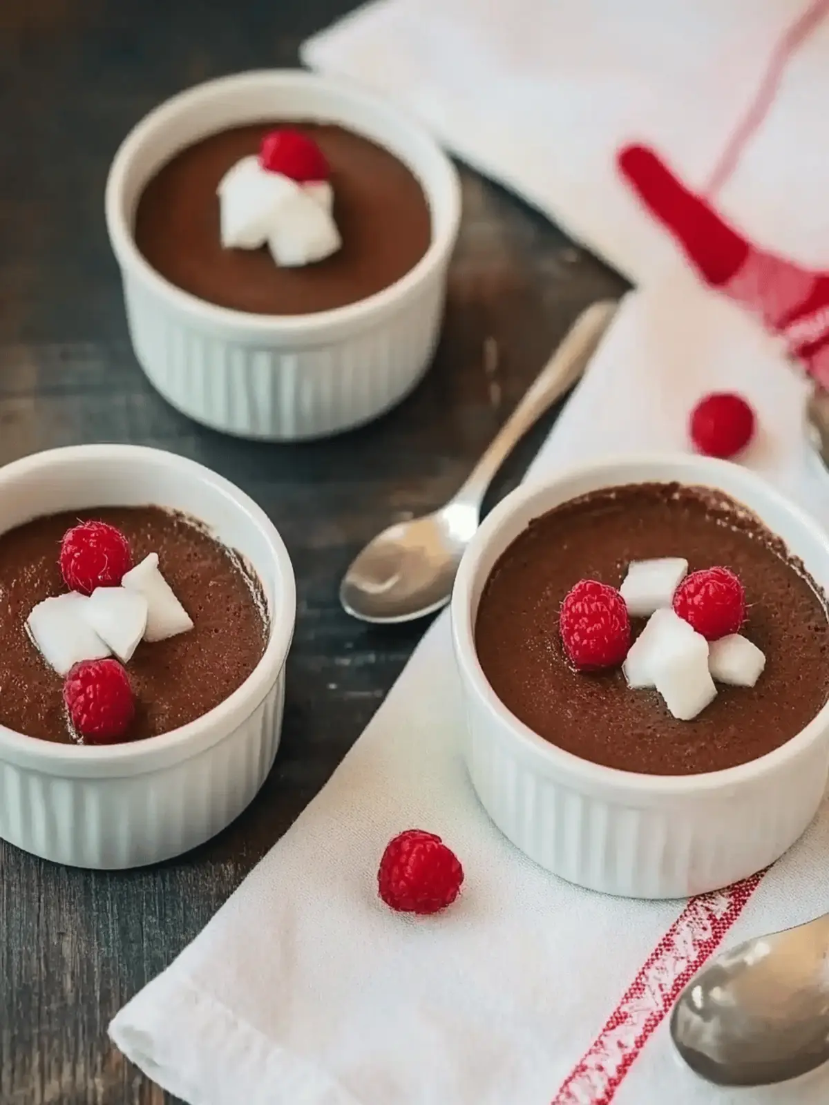 Dark Chocolate Coconut Soup