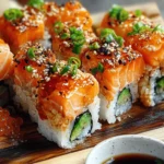 Spicy Salmon Sushi Bake