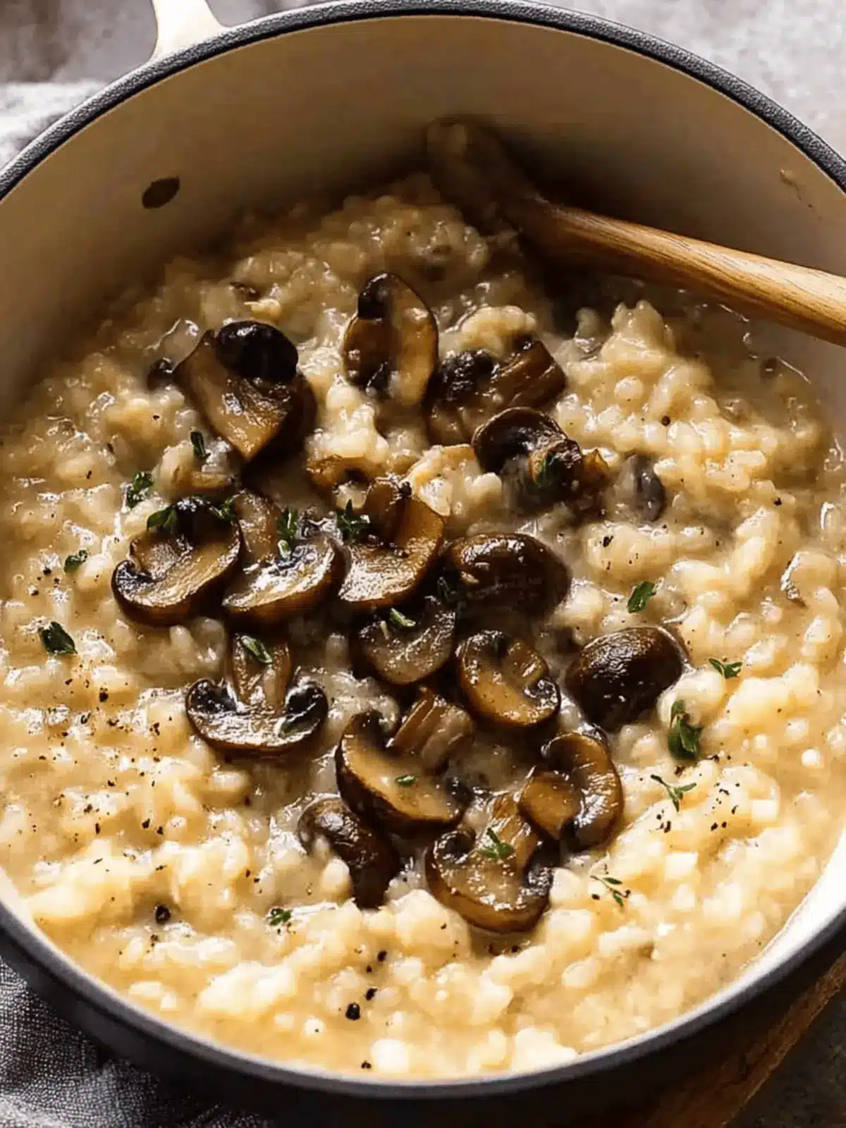 Creamy Mushroom Risotto