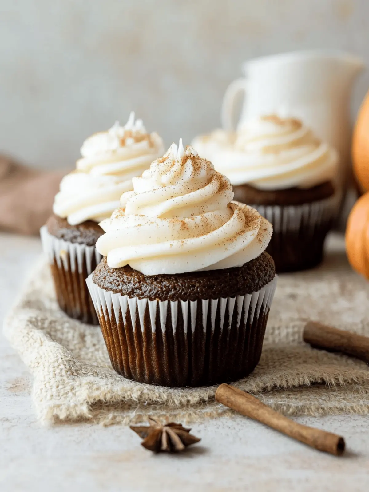 Pumpkin Spice Latte Cupcakes