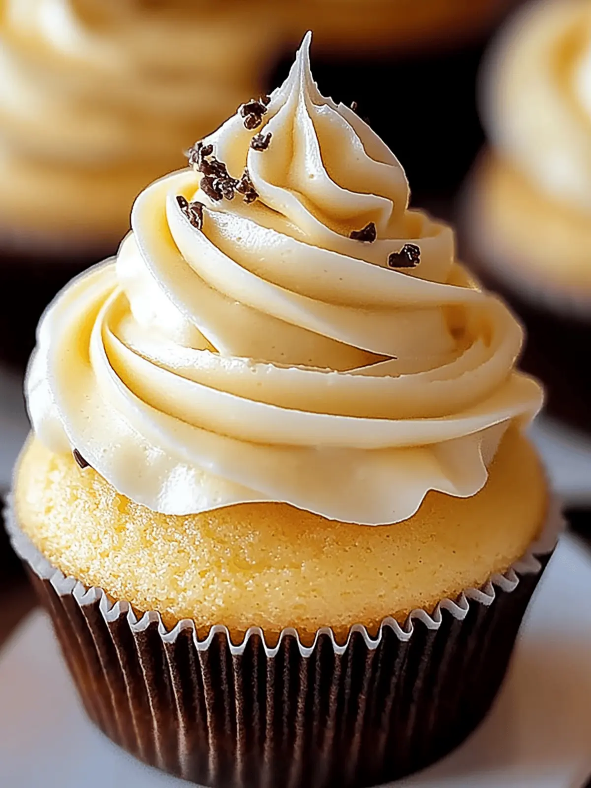 Silky Boston Cream Cupcakes
