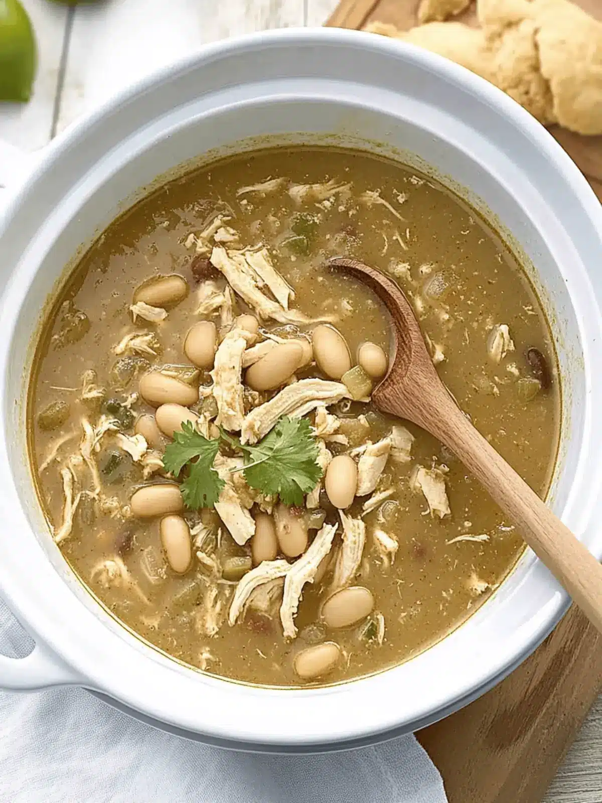 Crockpot White Chicken Chili