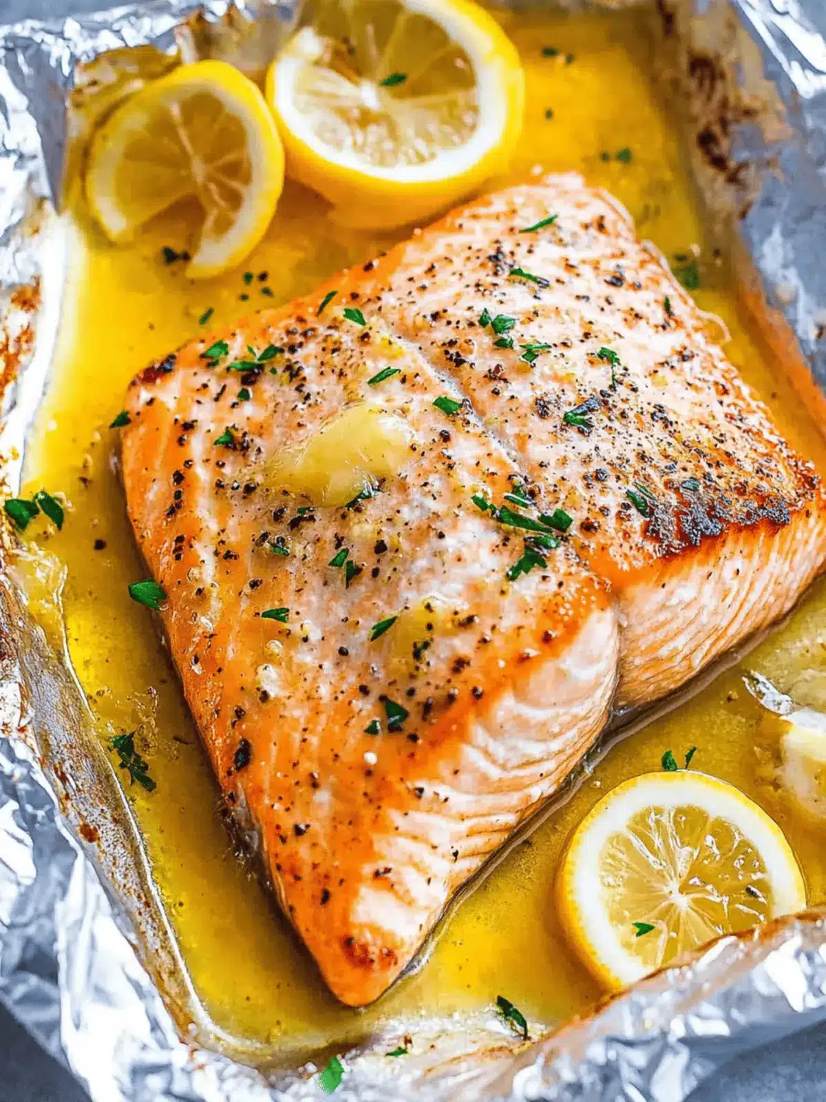 Sheet Pan Lemon Garlic Butter Salmon