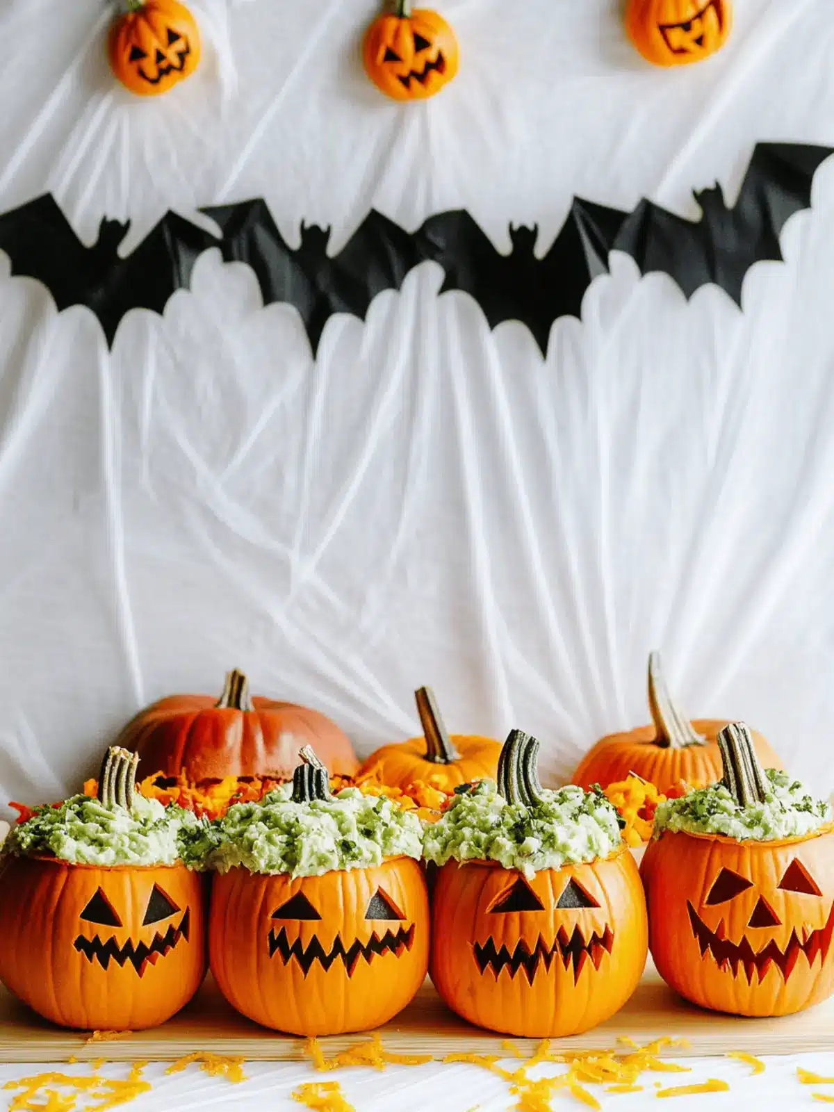 Puking Pumpkin Halloween Taco Board