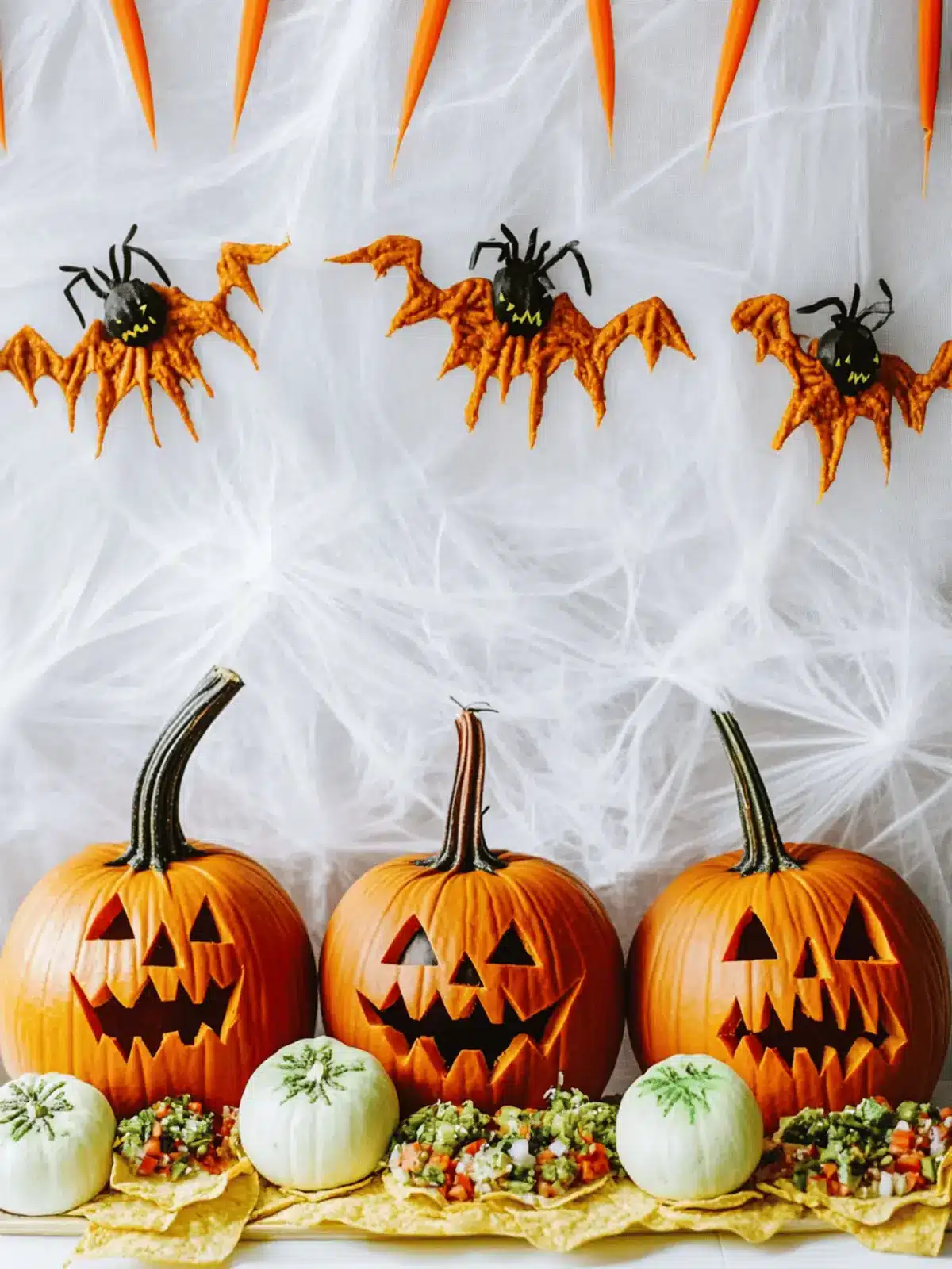 Puking Pumpkin Halloween Taco Board