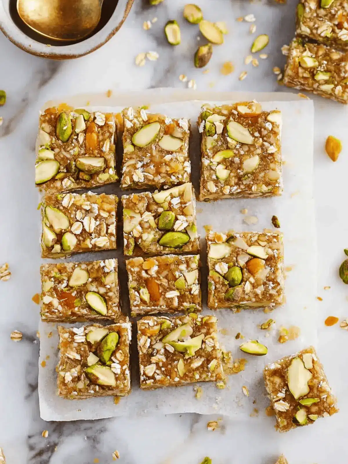 Jessica’s Pistachio Oat Squares