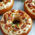 Zesty Bacon Cream Cheese Bagels