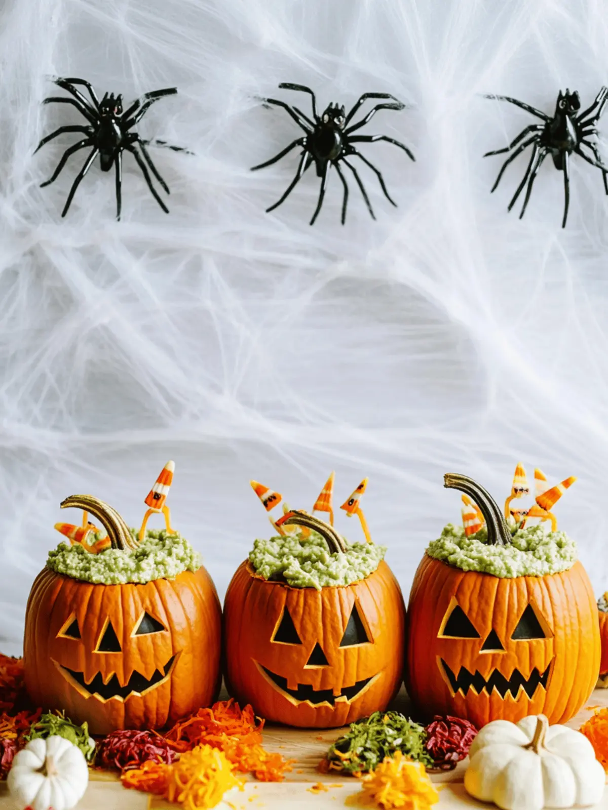 Puking Pumpkin Halloween Taco Board