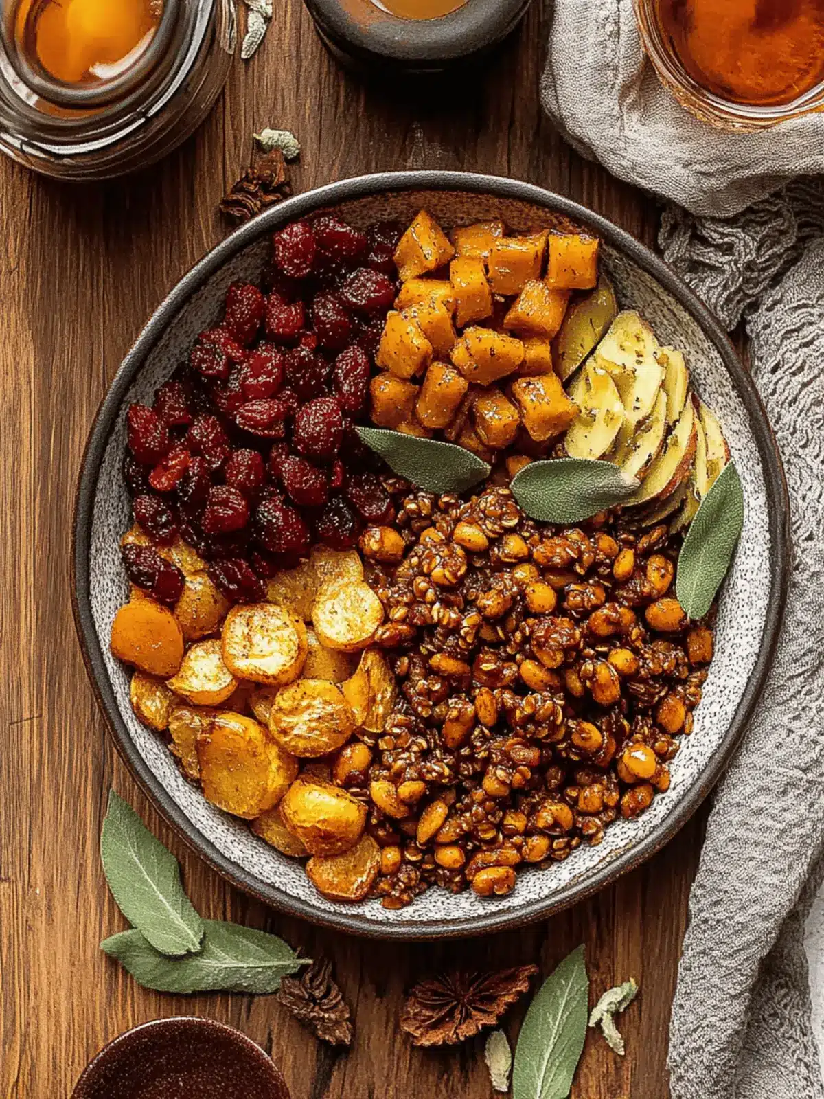 Vegan Fall Harvest Farro Bowl