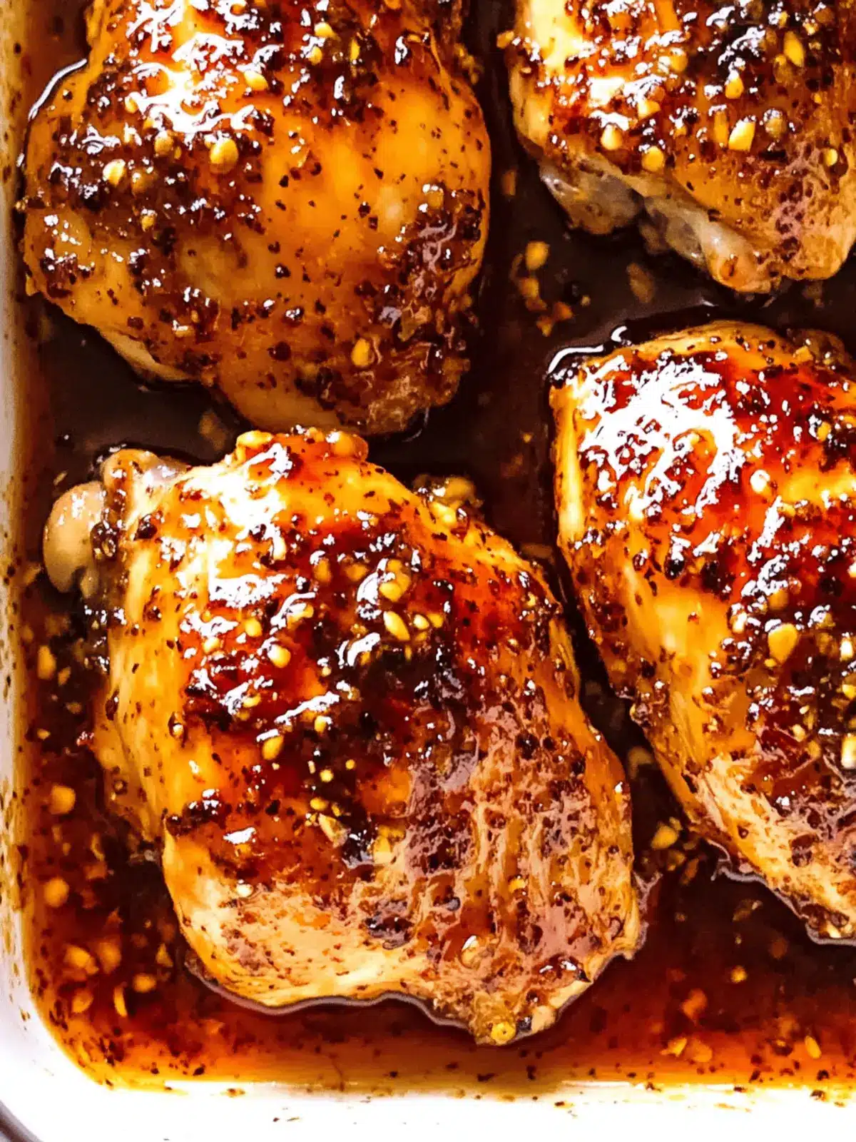 Honey Garlic Chicken Thighs