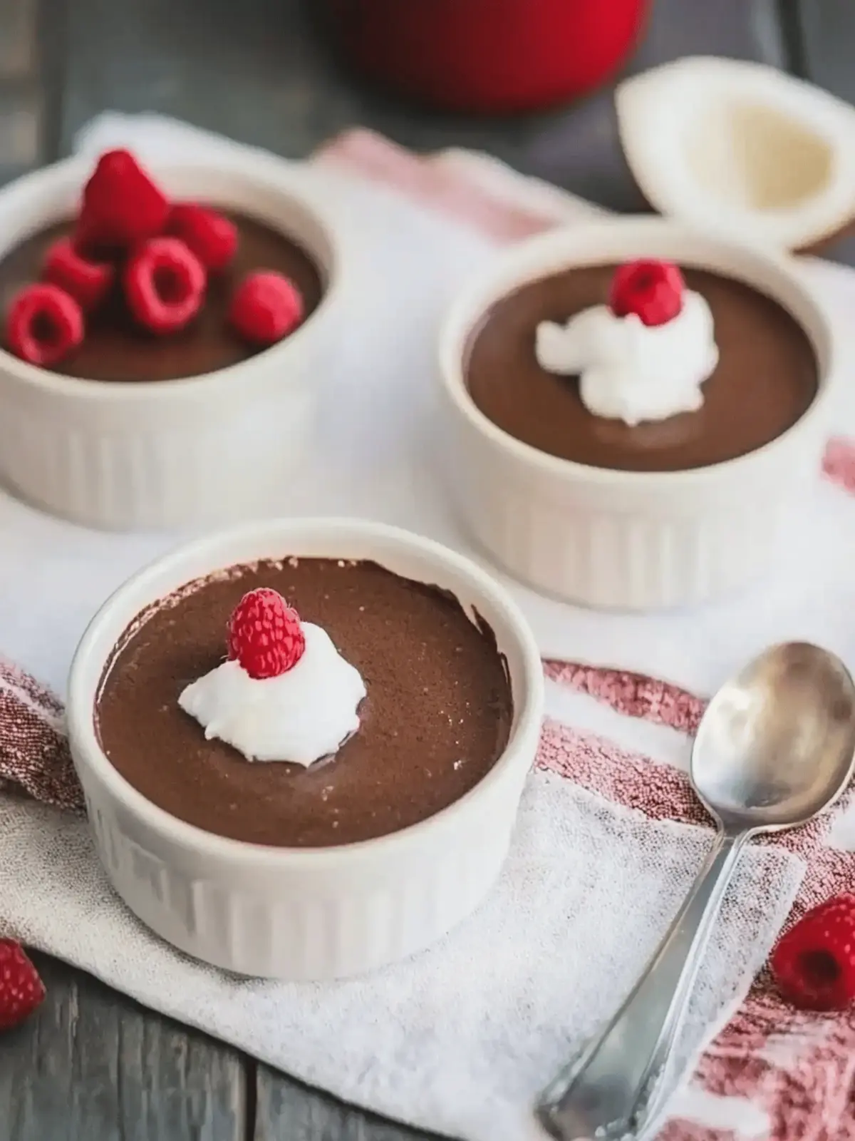 Dark Chocolate Coconut Soup
