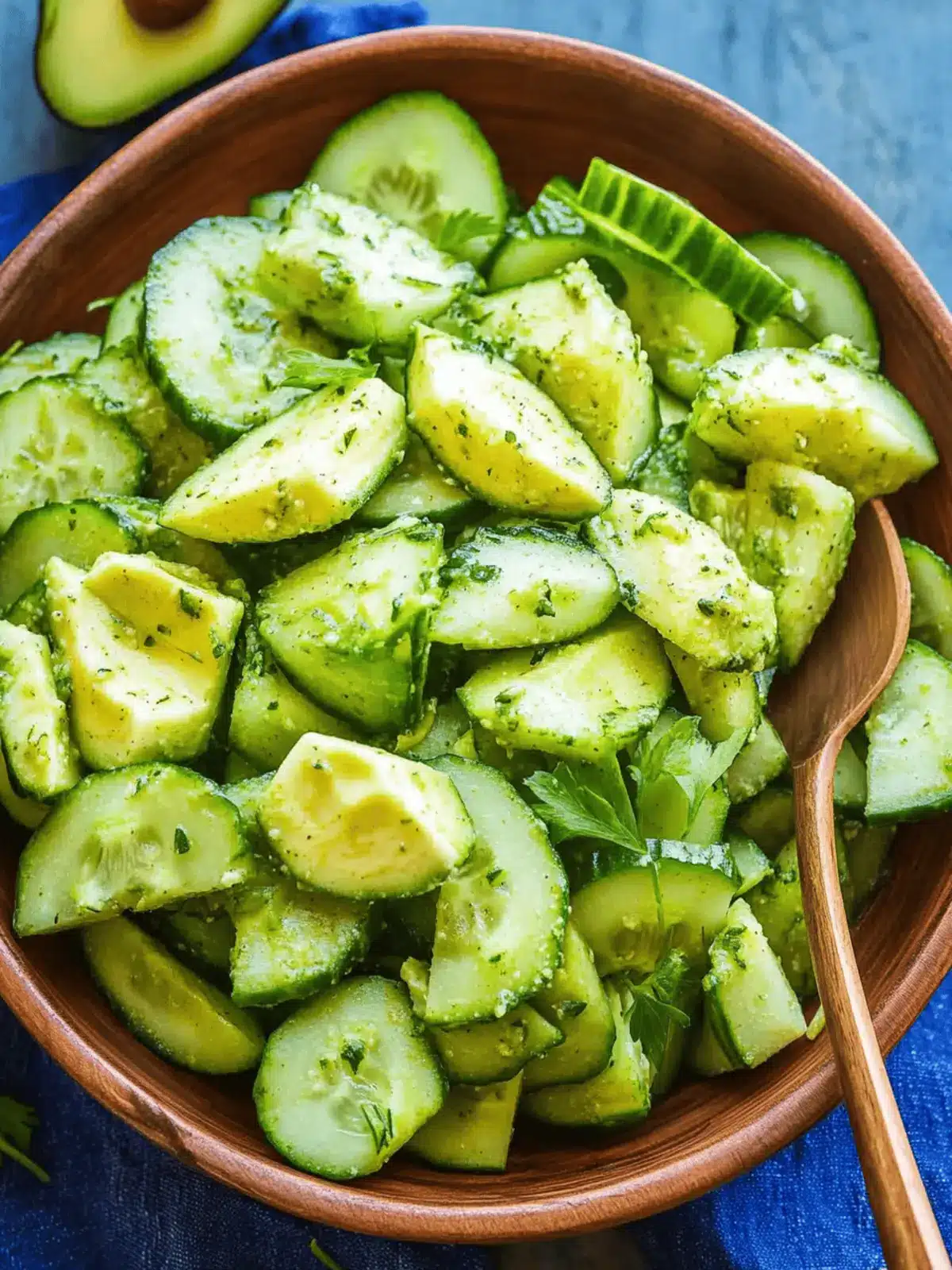 Cucumber and Avocado Salad
