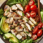 Chicken-Avocado Caprese Salad