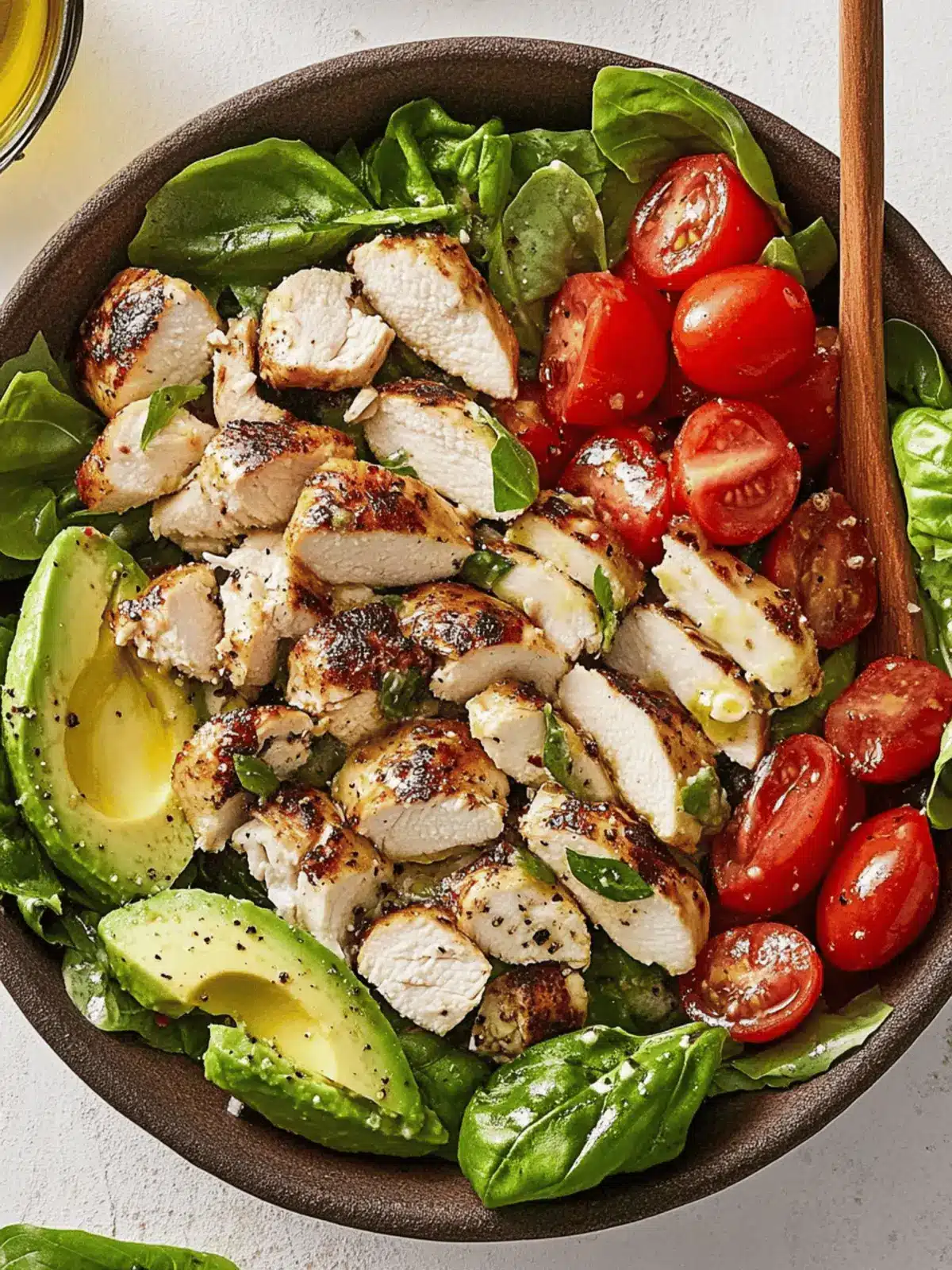 Chicken-Avocado Caprese Salad: A Quick and Healthy Delight 5 Chicken-Avocado Caprese Salad