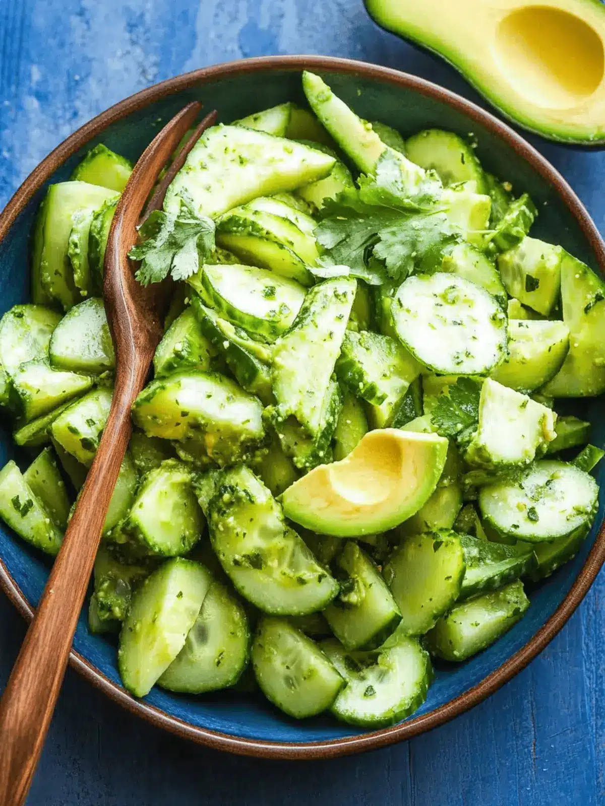 Cucumber and Avocado Salad