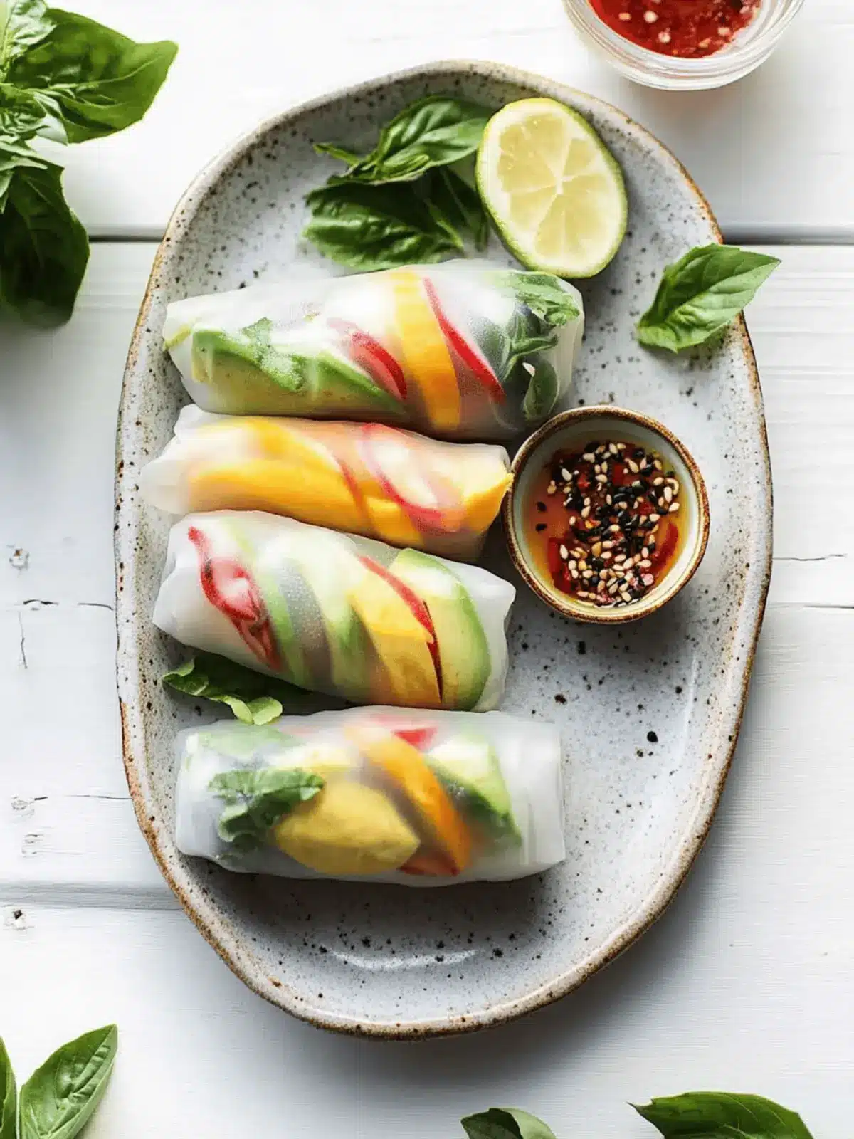 Avocado Summer Rolls