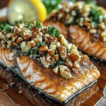 Maple Pecan Crusted Salmon