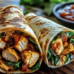 Sweet Chili Chicken Wraps