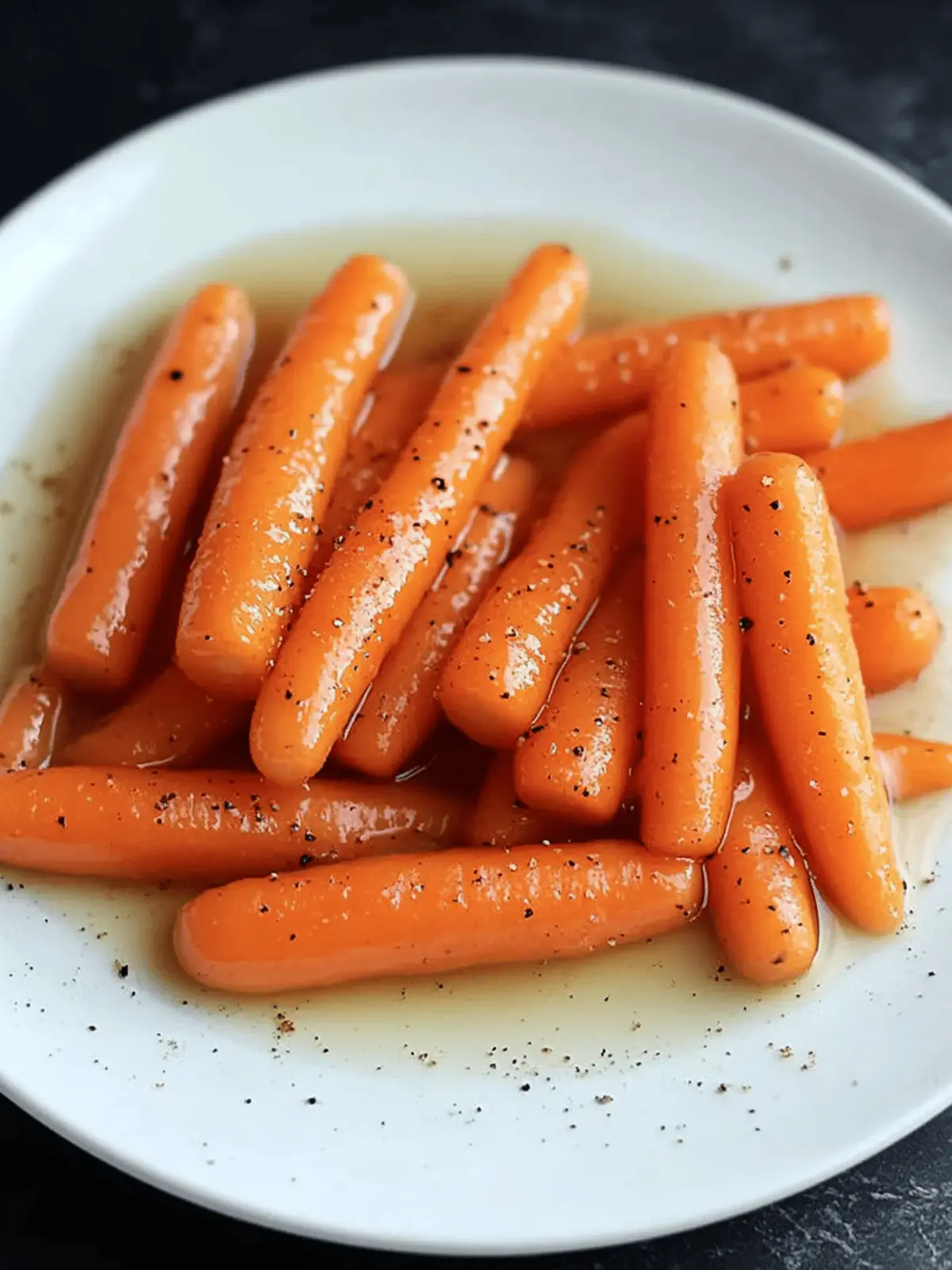Maple Glazed Carrots