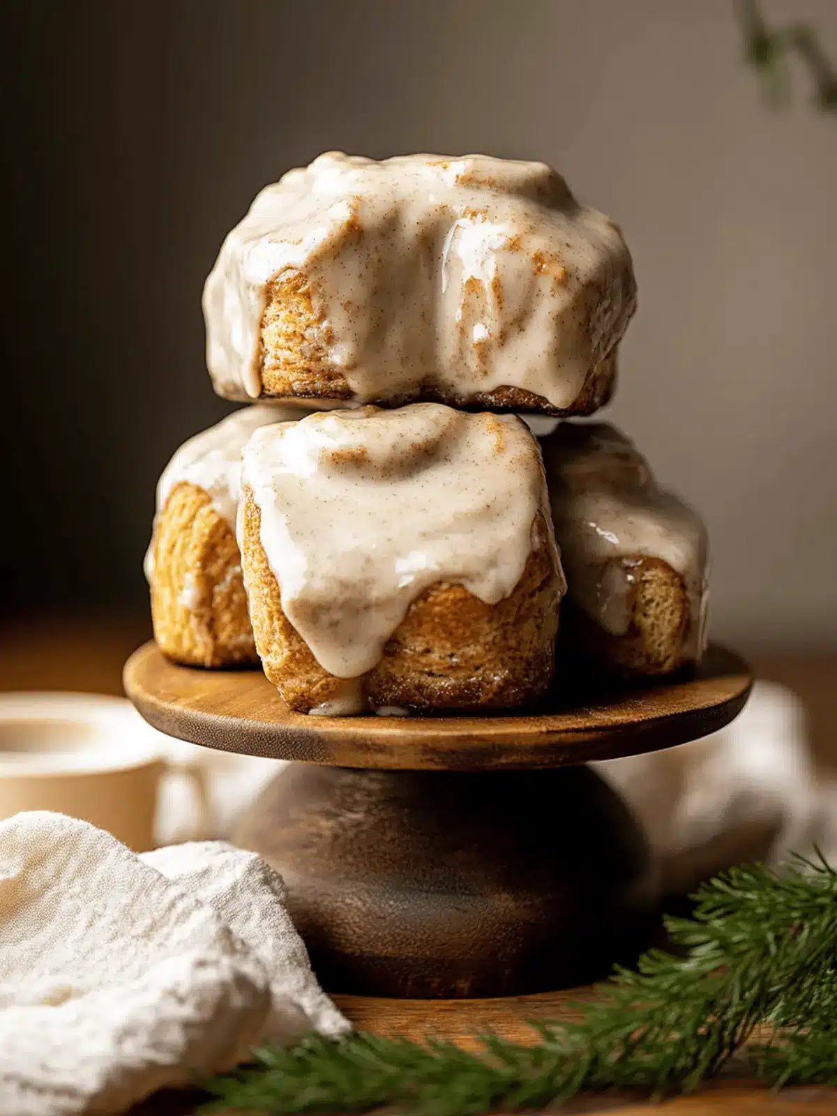 Vegan Chai Latte Cinnamon Rolls