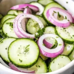 Classic Cucumber and Onion Salad