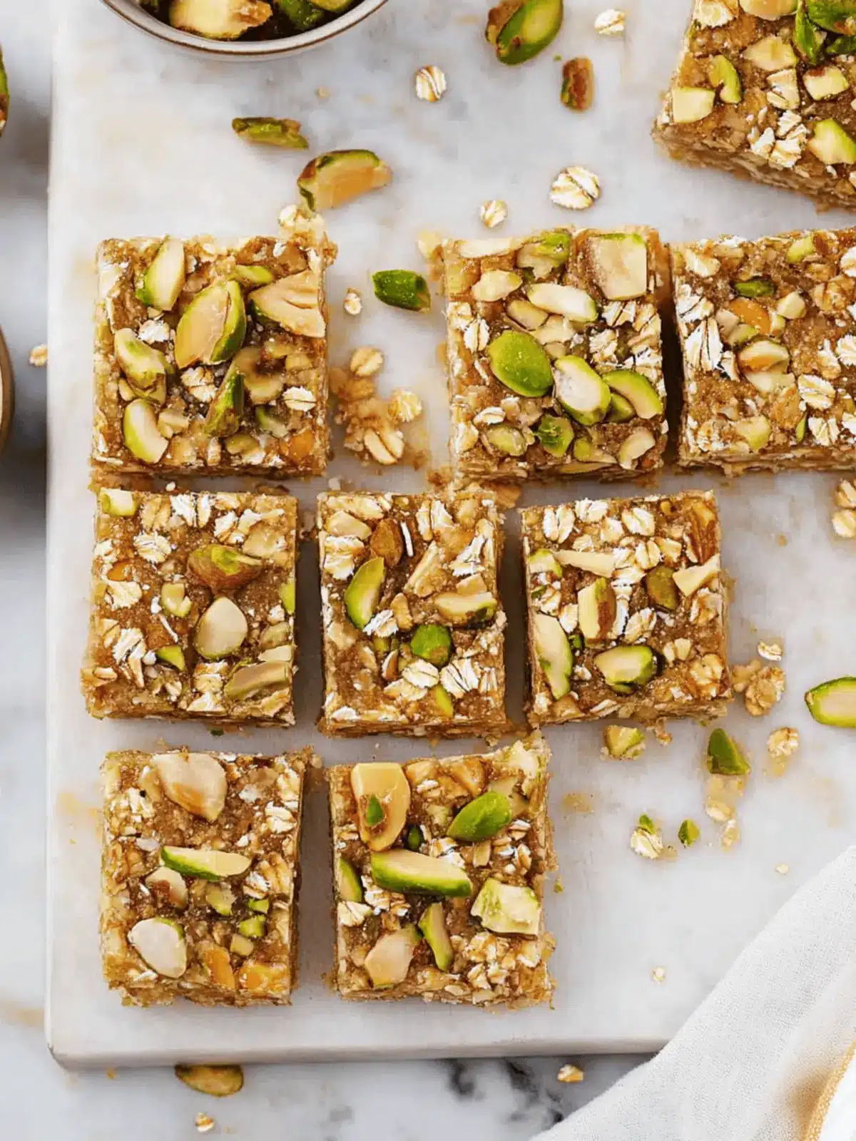 Jessica’s Pistachio Oat Squares