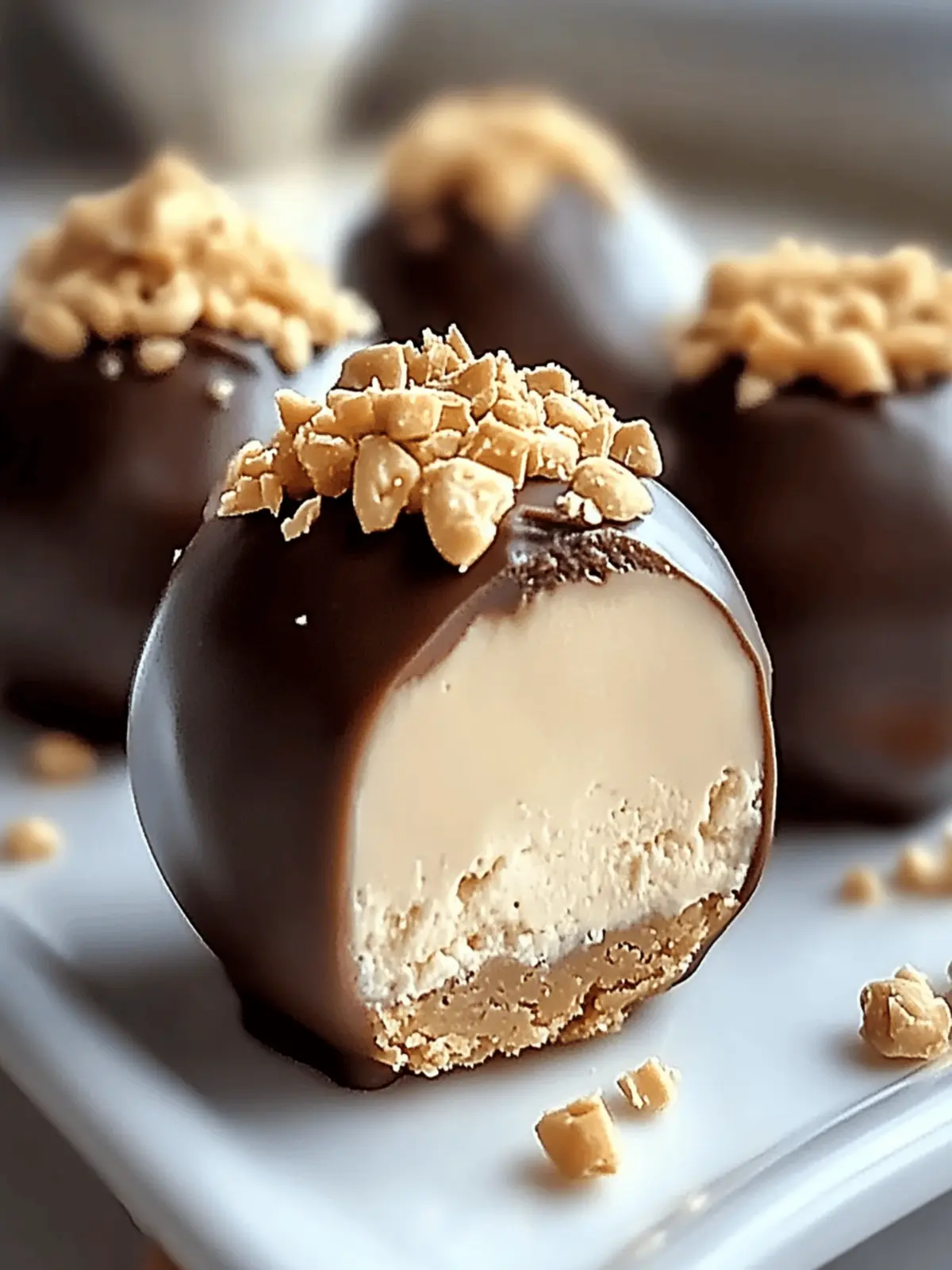 No-Bake Peanut Butter Cheesecake Balls