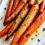 Easy Maple Roasted Carrots