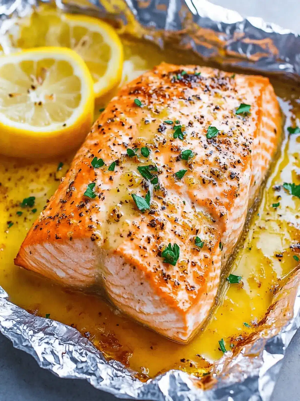 Sheet Pan Lemon Garlic Butter Salmon