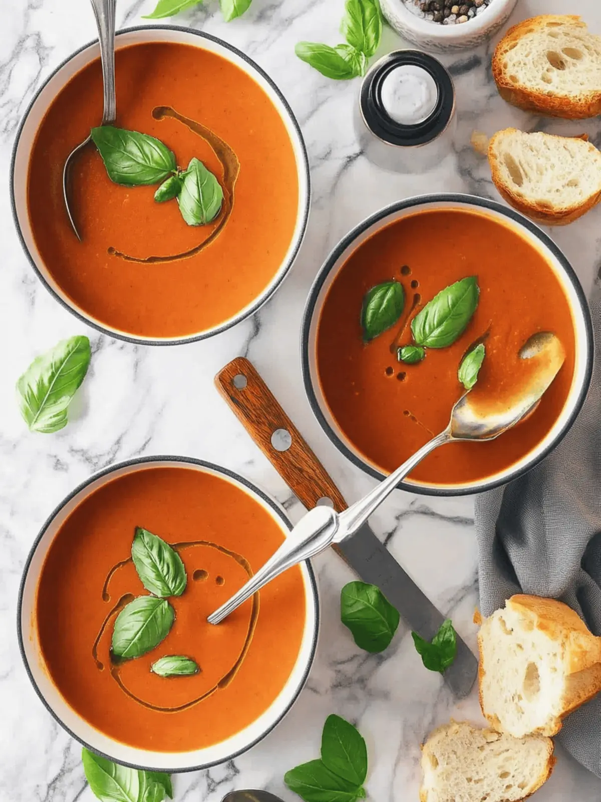 Creamy Tomato Basil Soup