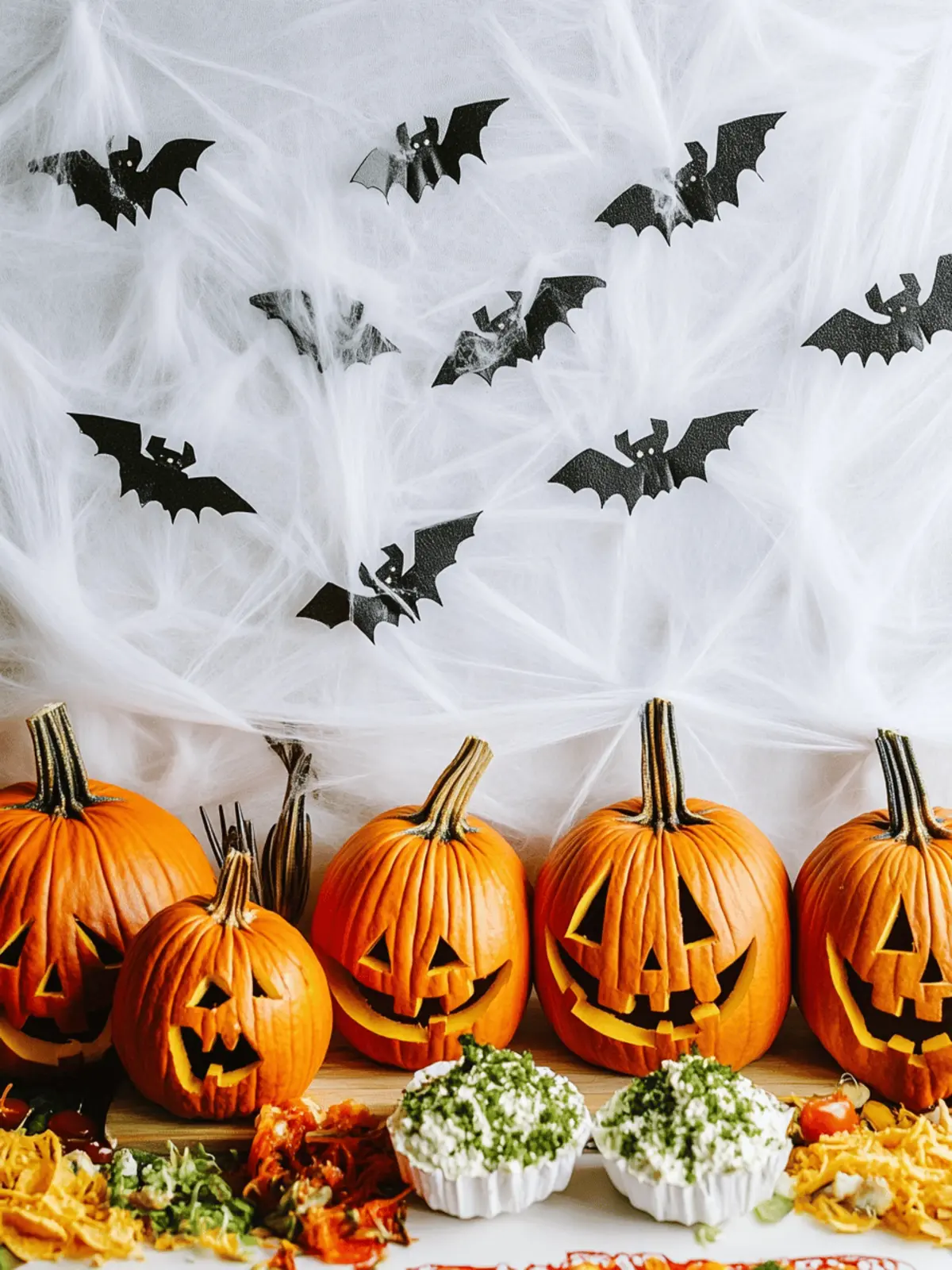 Puking Pumpkin Halloween Taco Board