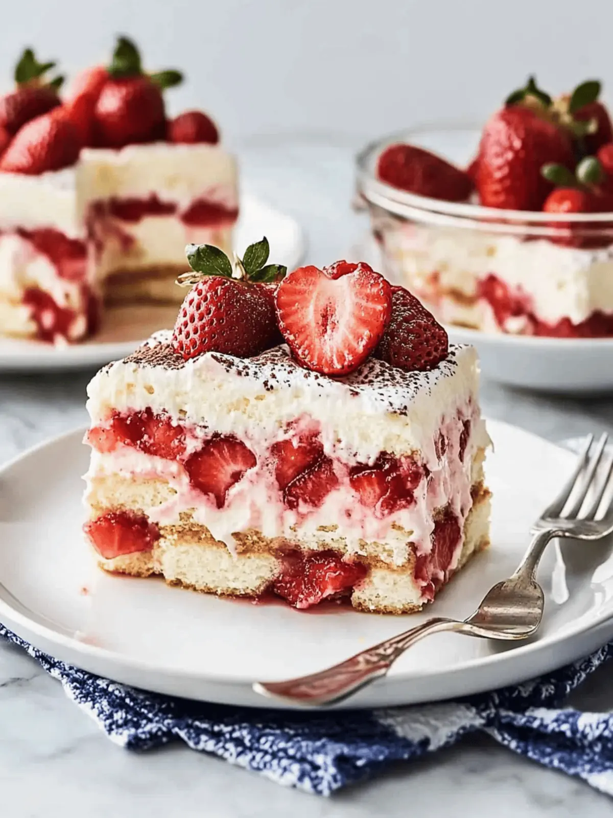 Strawberry Tiramisu