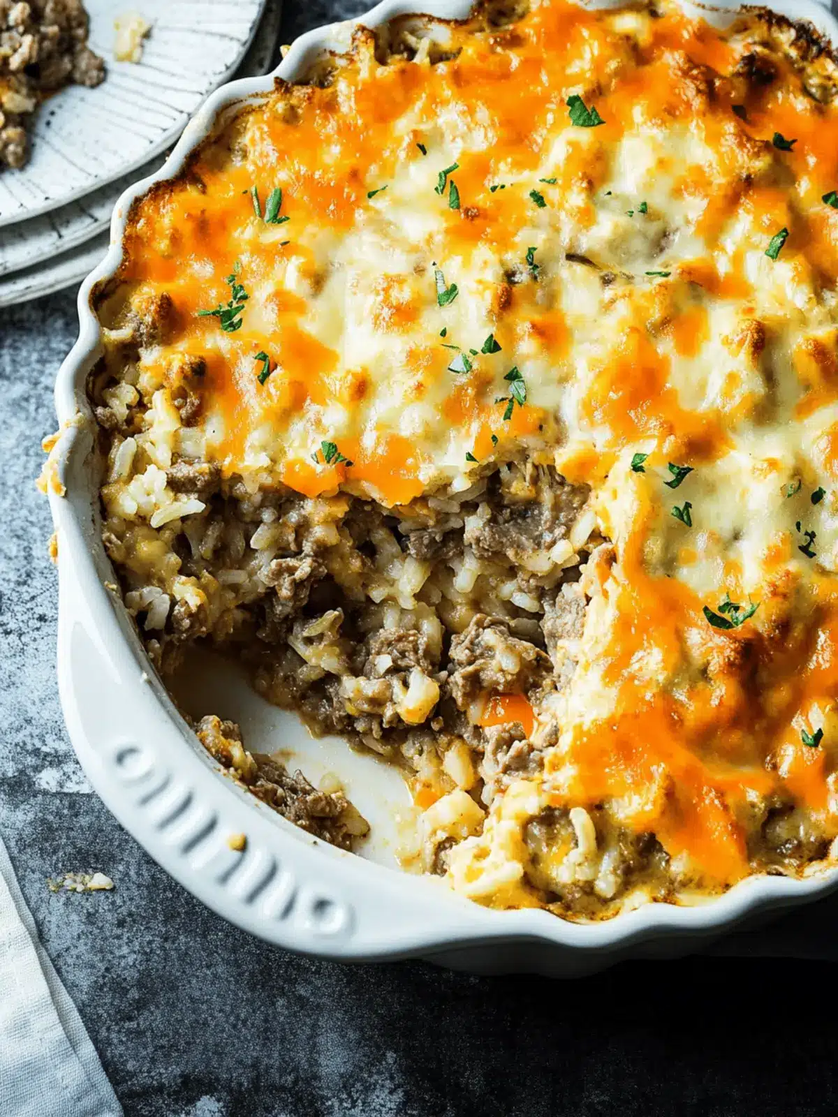 Beef and Rice Casserole