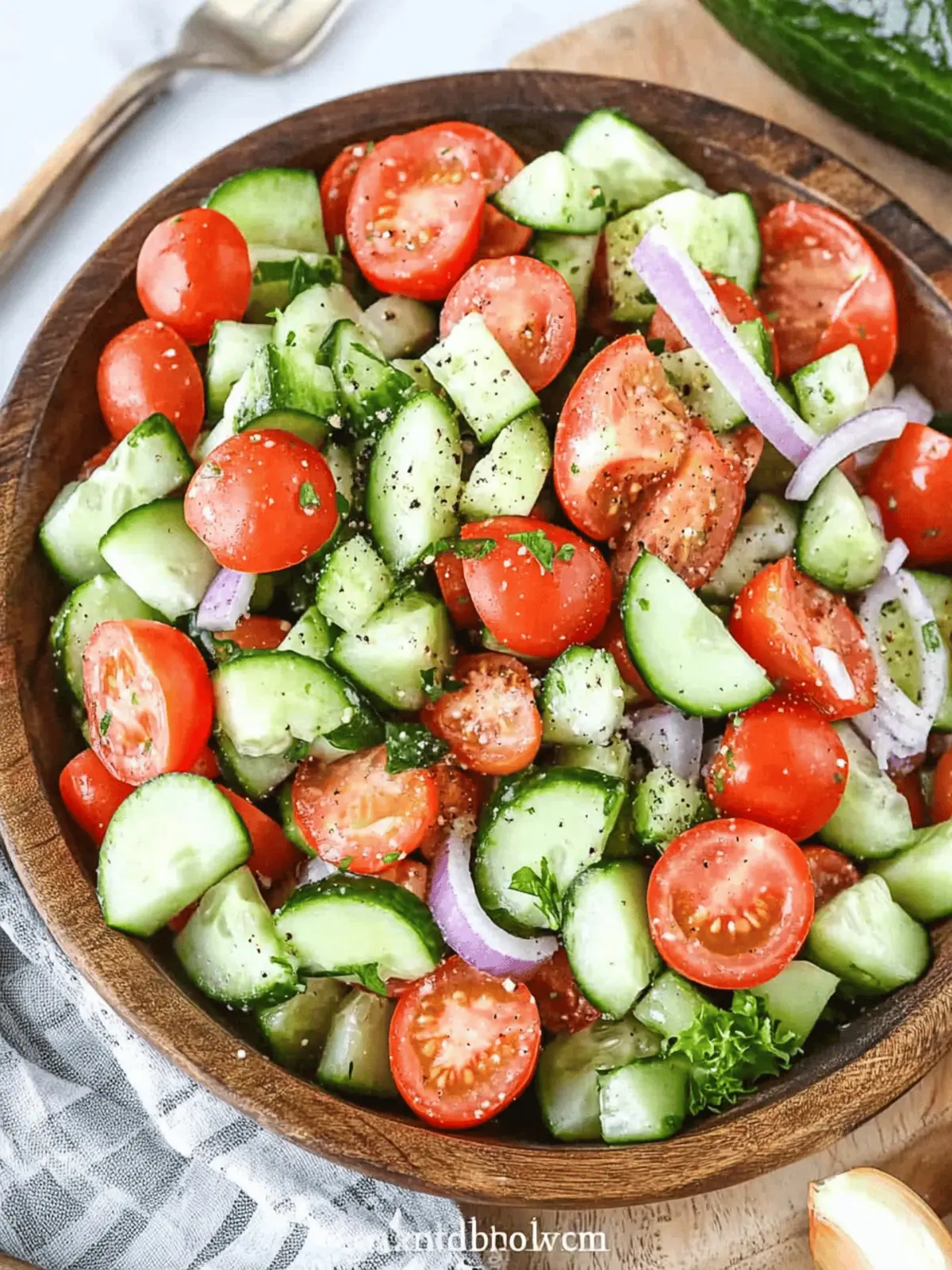 Cucumber Tomato Salad