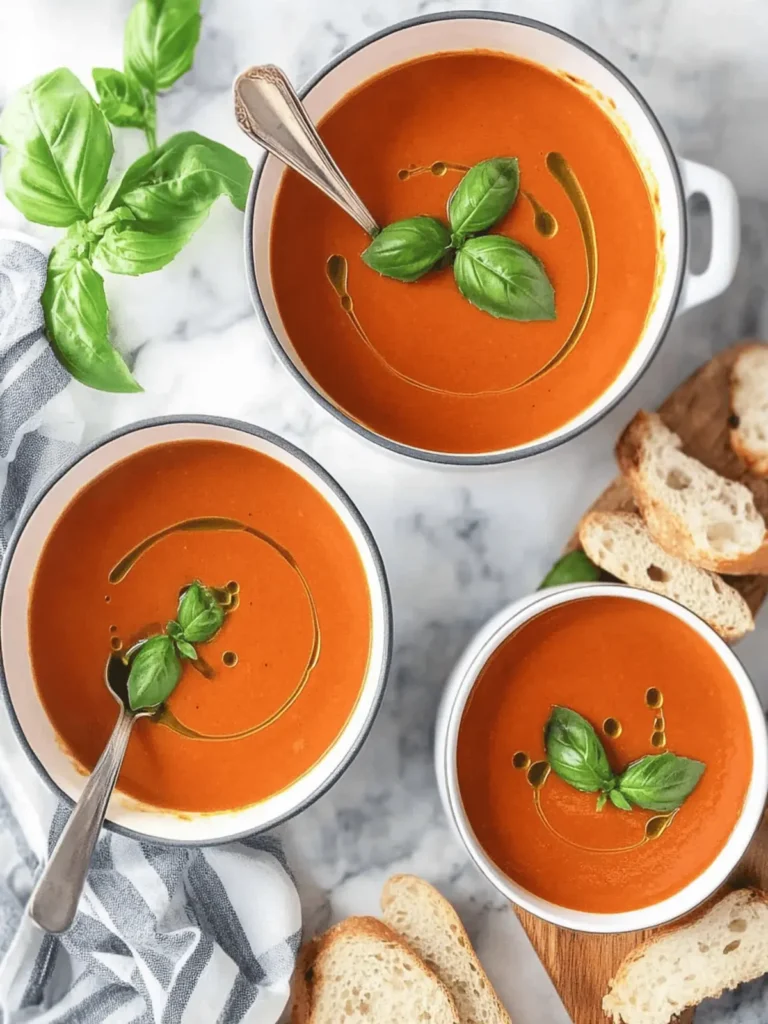 Creamy Tomato Basil Soup