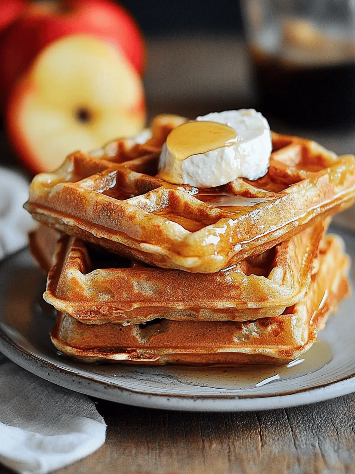 Apple Cider Waffles