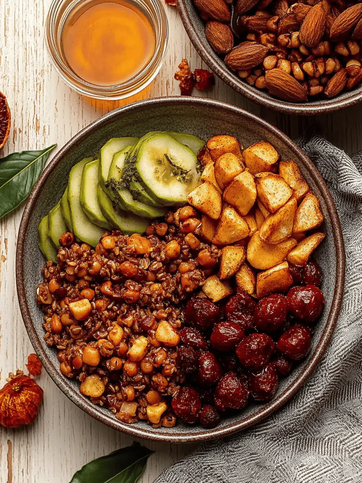 Vegan Fall Harvest Farro Bowl
