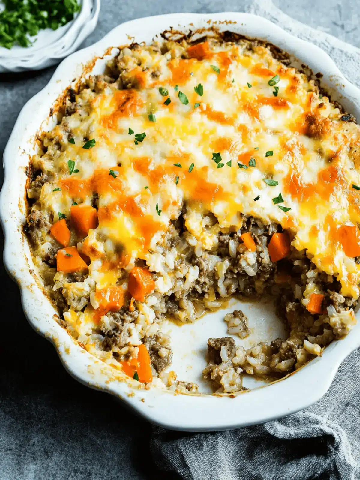 Beef and Rice Casserole