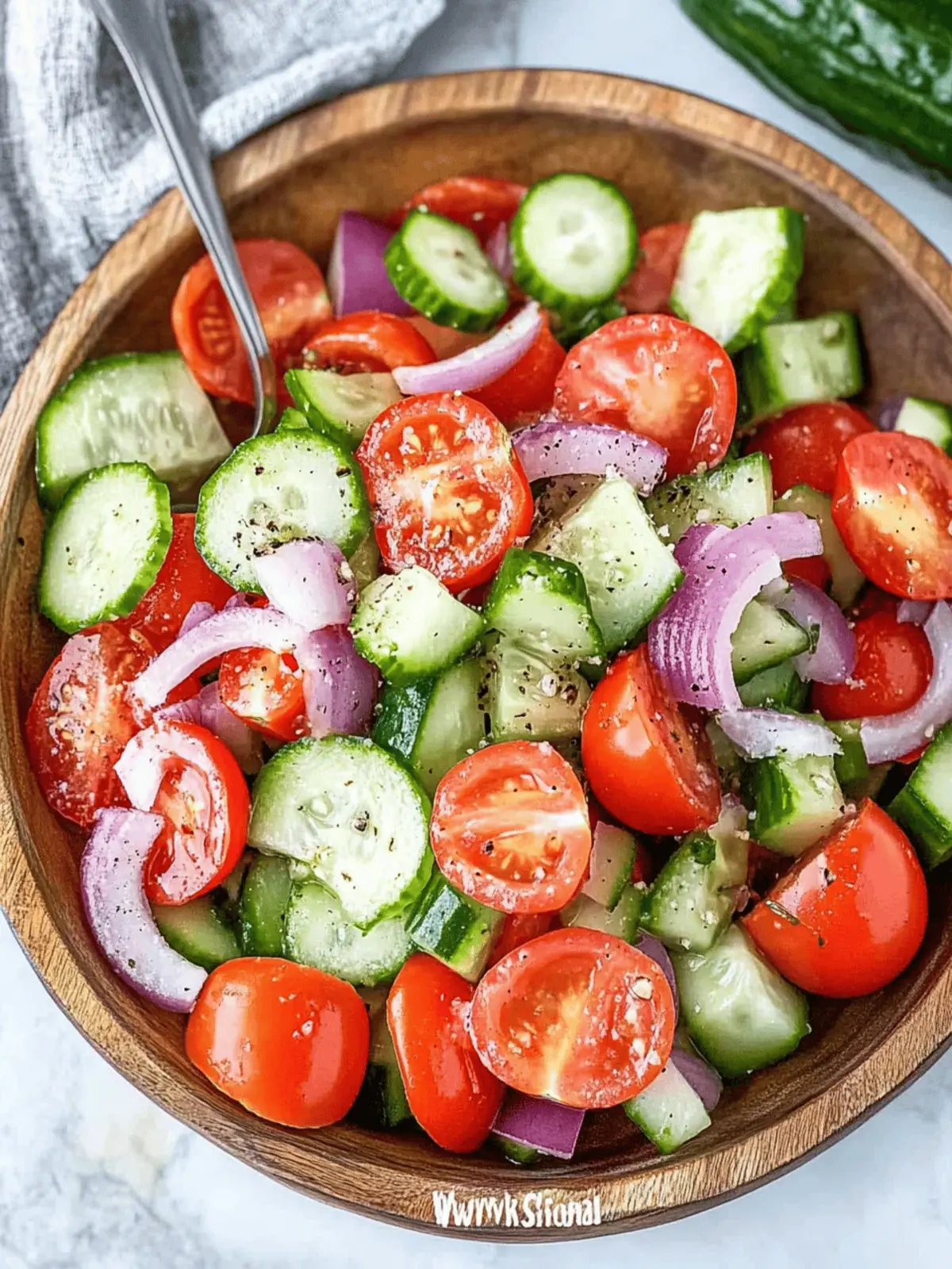 Cucumber Tomato Salad
