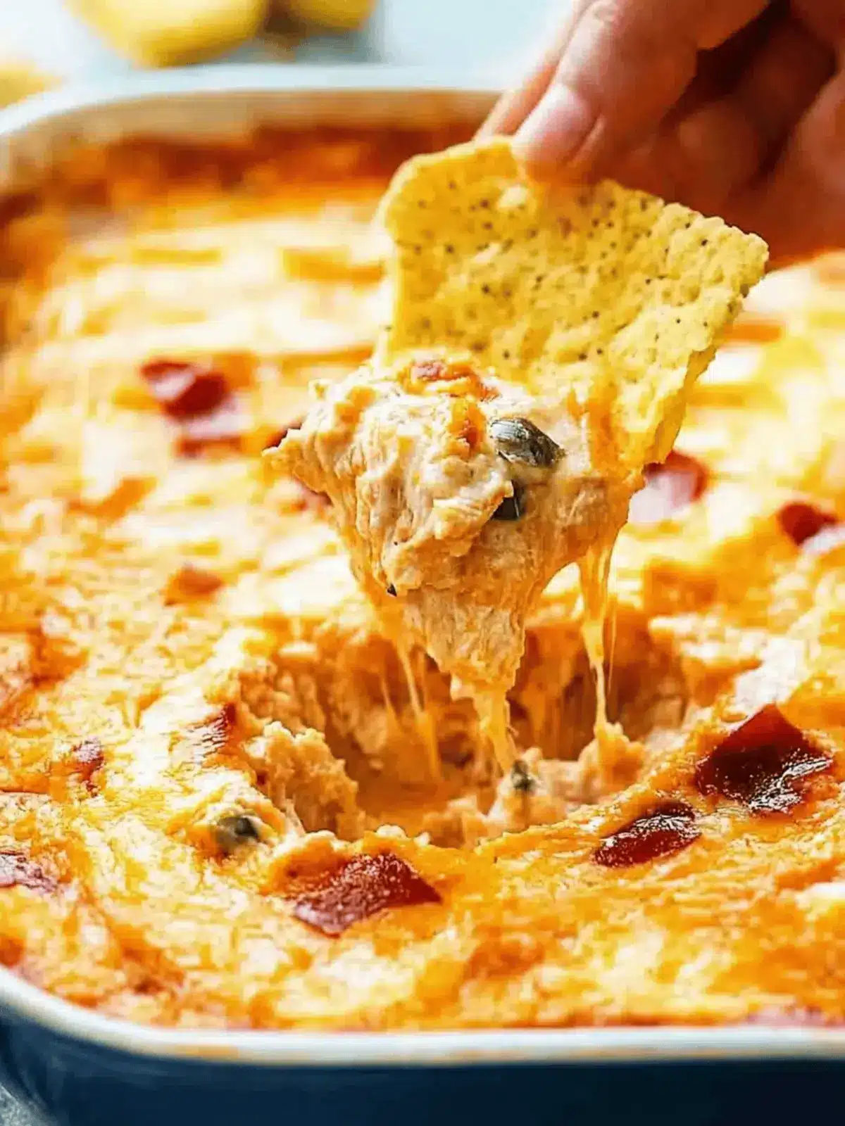 Easy Rotisserie Buffalo Chicken Dip