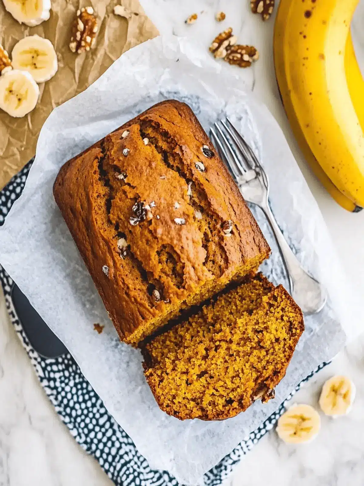 Pumpkin Banana Bread