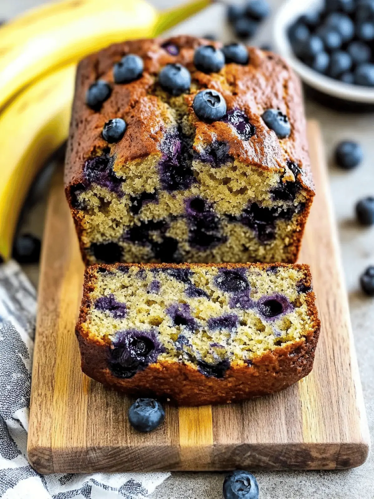 Blueberry Banana Bread