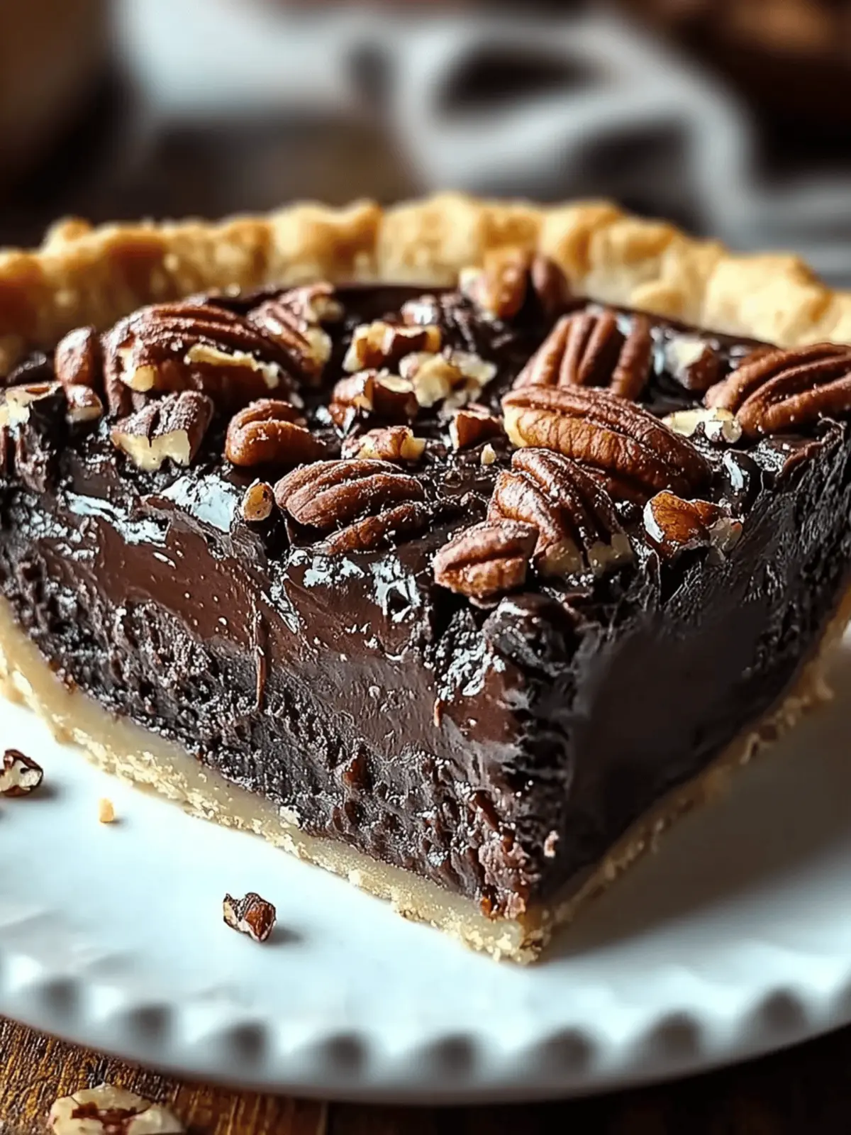 Texas Chocolate Pecan Pie