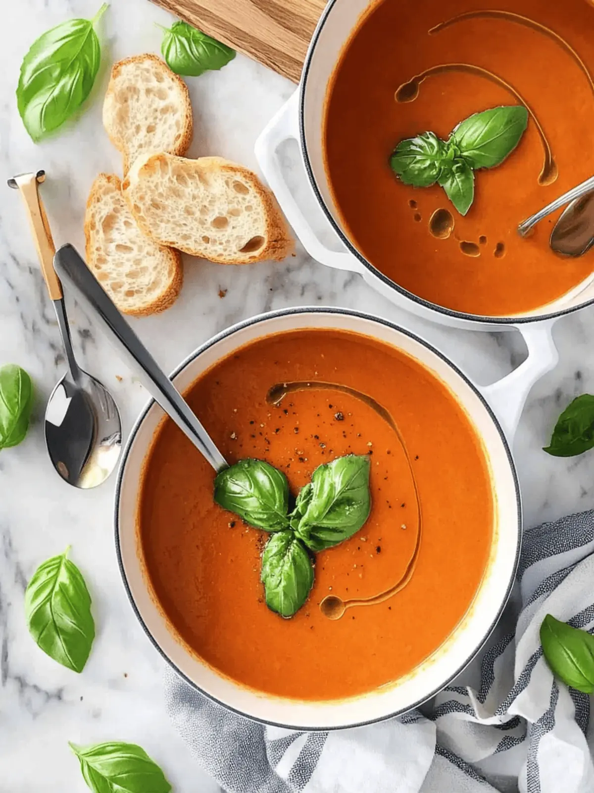 Creamy Tomato Basil Soup